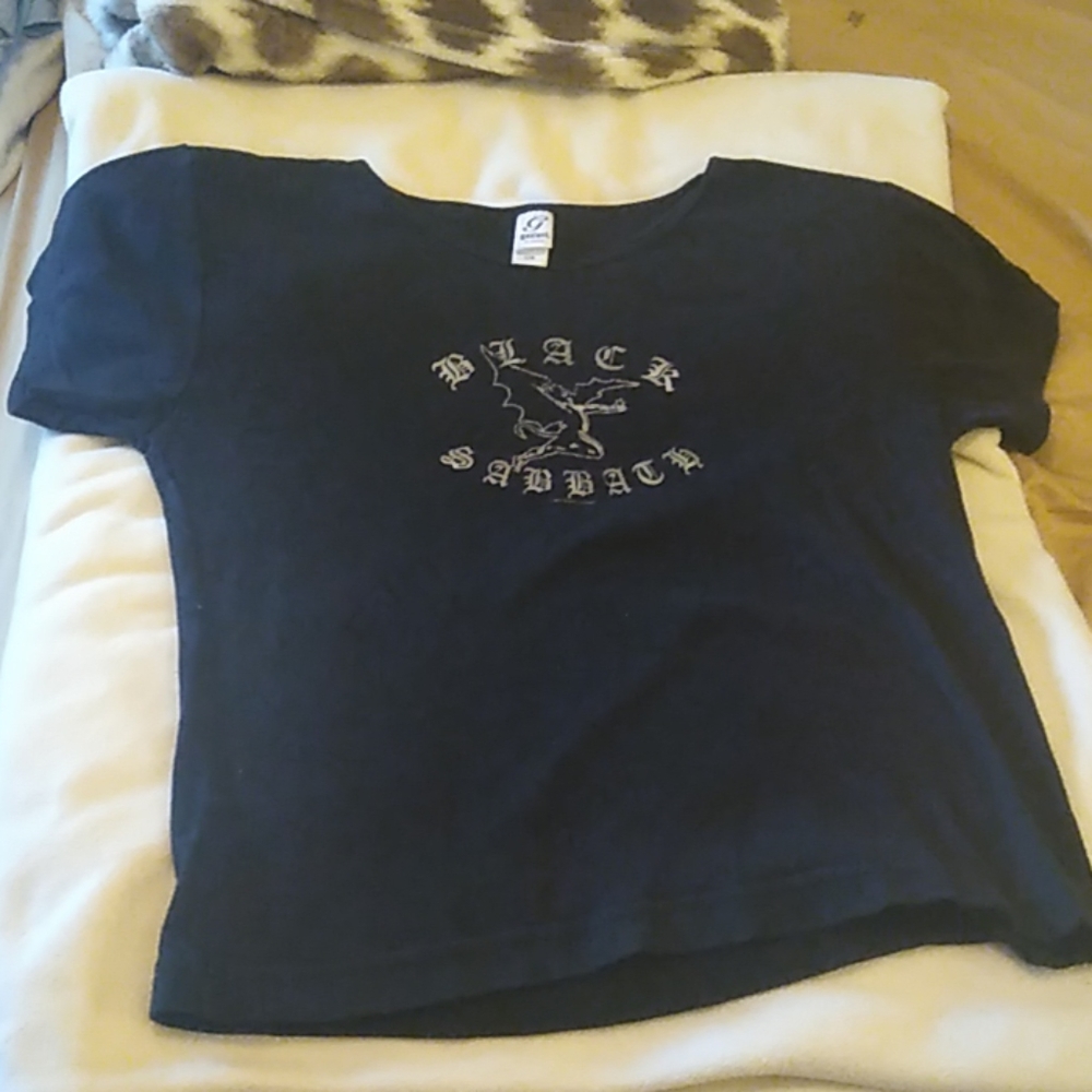 Black Sabbath black tee shirt size large